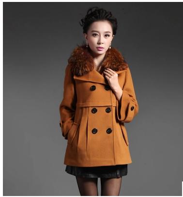 广州羊丽羊领口毛产品特点及应用客户加工成服装展示